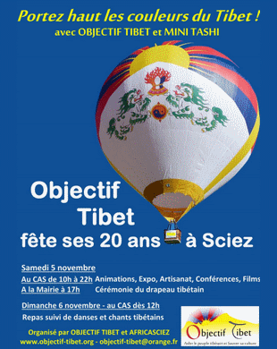 L'association ' Objectif Tibet' fête ses 20 ans